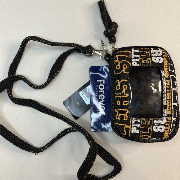 NFL Pittsburgh Steelers Detachable Crossbody Wallet ~ Forever Collectibles - Picture 3 of 6